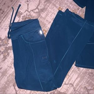 Scrub Pants, Carribean blue, Petite